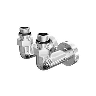 Кран кутовий запірний, G1/2″ комплект
