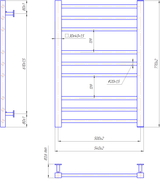 INOX Premium Classic 770x540/500 4