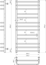 INOX Premium Lux 1170x540/500 4