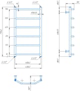 INOX Trapez 770x430/400 4