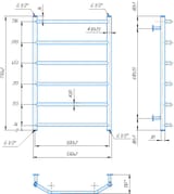 INOX Trapez 770x530/500 4