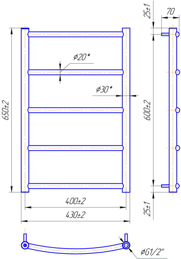 Класік HP 650x430/400 - Зображення 2