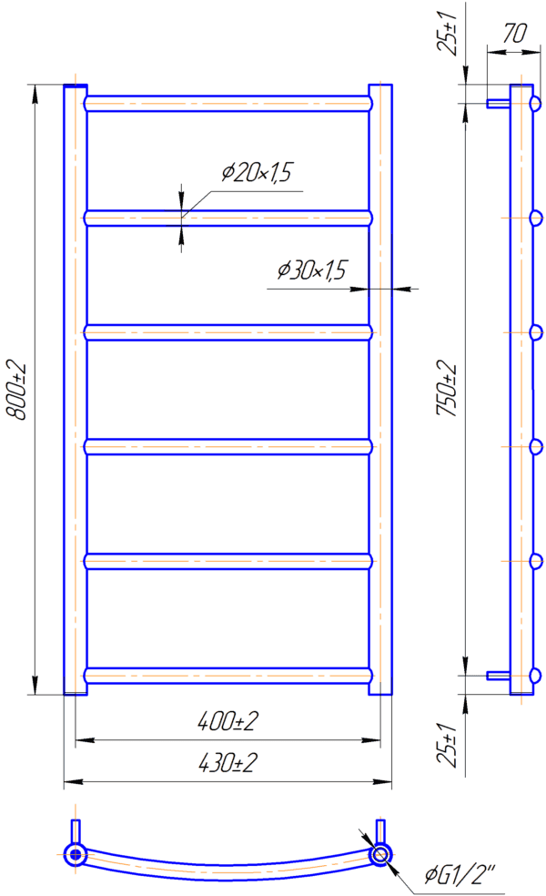 Класік HP 800x430/400 - Зображення 2