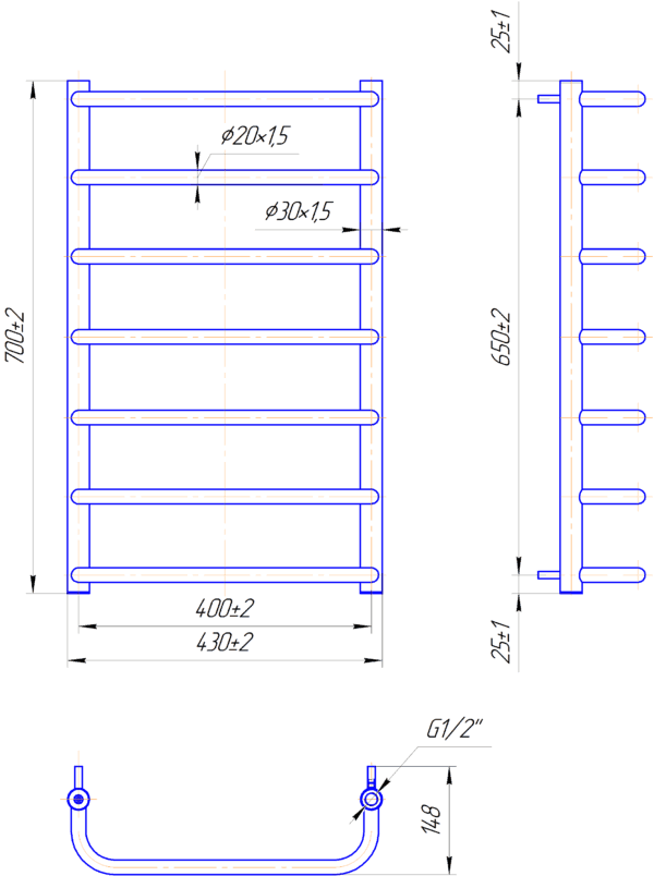 Стандарт 700x430/400 - Зображення 2