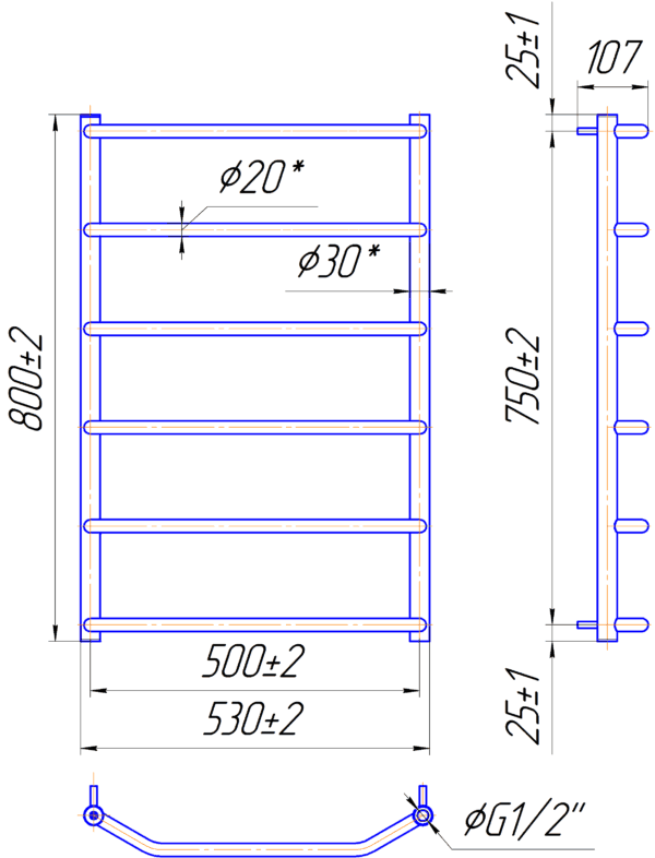 Трапеція HP 800x530/500 - Зображення 2